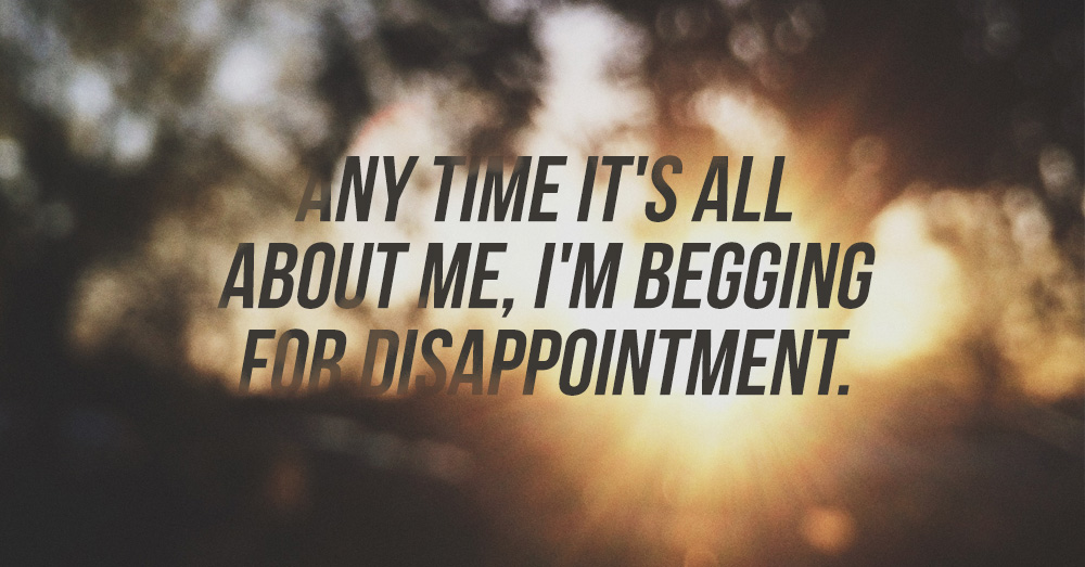 disappointment