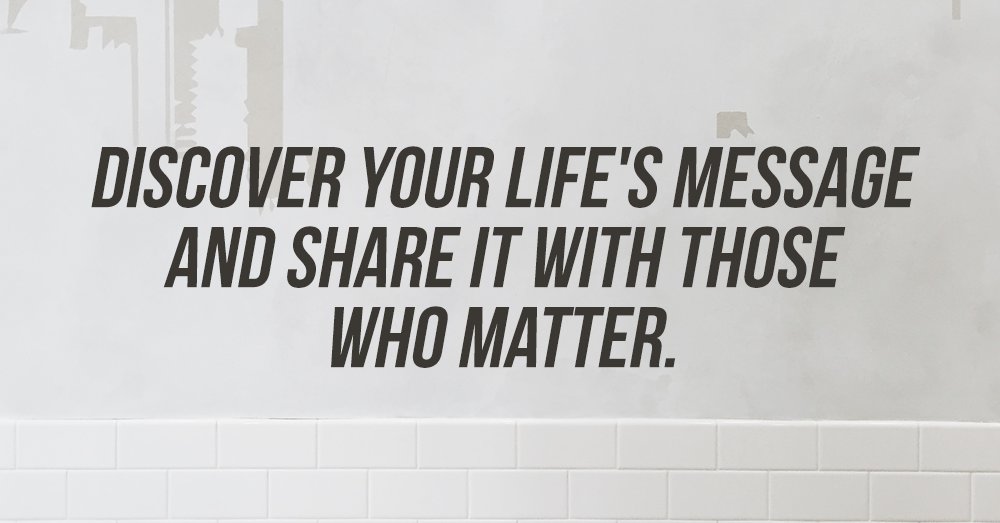 lifes message