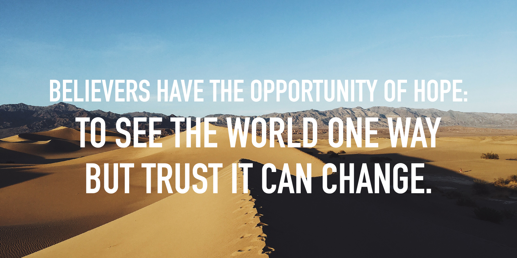 opportunity of hope